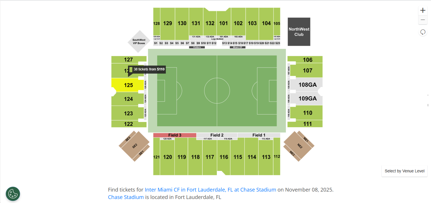 Venue Seat Map